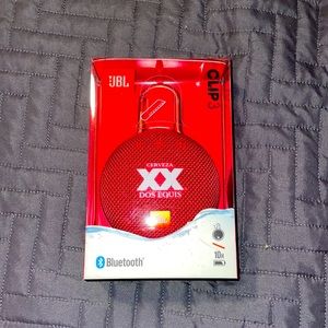 JBL Clip3 Bluetooth speaker collaboration with Dos Equis beer